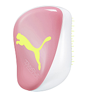 Tangle Teezer Compact Styler Puma Neon Yellow - Расческа для волос, цвет розовый/белый/желтый
